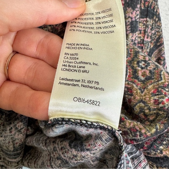 Free People We the Free XS Your Twisted Tank Aztec Boho Casual Beach - Picture 7 of 10